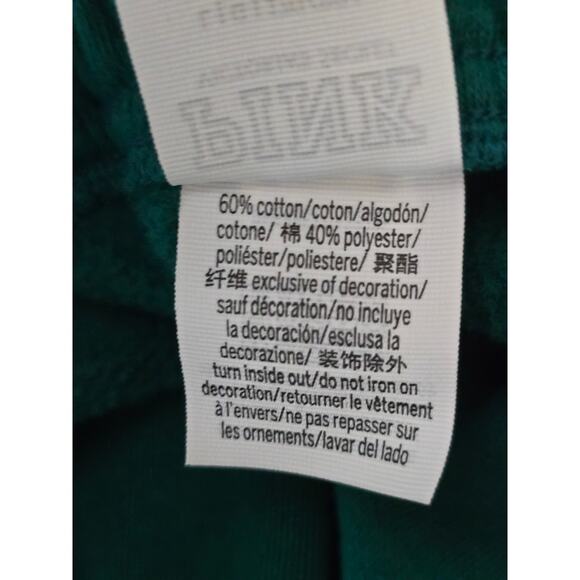 Victoria Secret Pink Green Gold Logo Athletic Atleisure Women's Sweatpants L - Picture 6 of 6